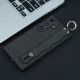 For Samsung Galaxy S24+ 5G Wavy Wristband Bracket TPU Phone Case(Black)
