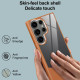 For Samsung Galaxy S24+ 5G Litchi Texture TPU Hybrid Acrylic Phone Case(Grey)