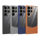 For Samsung Galaxy S24+ 5G Litchi Texture TPU Hybrid Acrylic Phone Case(Brown)