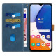 For Samsung Galaxy S24+ 5G Grid Stitching Leather Phone Case with Lanyard(Blue)