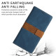 For Samsung Galaxy S24+ 5G Grid Stitching Leather Phone Case with Lanyard(Blue)