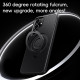 For Samsung Galaxy S24+ 5G Carbon Fiber MagSafe Phone Case with 360 Degree Rotating Holder(Black Gold)