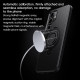 For Samsung Galaxy S24+ 5G Carbon Fiber MagSafe Phone Case with 360 Degree Rotating Holder(Black)