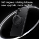 For Samsung Galaxy S23 5G Carbon Fiber MagSafe Phone Case with 360 Degree Rotating Holder(Black Grey)