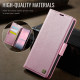 For Samsung Galaxy S24+ 5G AutSpace A11 Side Buckle MagSafe Magnetic RFID Phone Leather Case(Rose Gold)