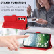 For Samsung Galaxy S23+ 5G Tulips Embossed Leather Phone Case with Lanyard(Red)