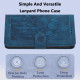 For Samsung Galaxy S23+ 5G Tulips Embossed Leather Phone Case with Lanyard(Blue)