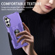 For Samsung Galaxy S24+ 5G Ring Holder Armor Hybrid Phone Case(Purple)