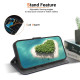 For Samsung Galaxy S24+ 5G Crystal Texture Colored Drawing Leather Phone Case(Peacock)
