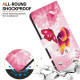For Samsung Galaxy S24+ 5G Crystal Texture Colored Drawing Leather Phone Case(Pink Butterflies)