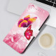 For Samsung Galaxy S24+ 5G Crystal Texture Colored Drawing Leather Phone Case(Pink Butterflies)