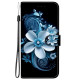 For Samsung Galaxy S24+ 5G Crystal Texture Colored Drawing Leather Phone Case(Black Orchid)