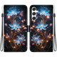 For Samsung Galaxy S24+ 5G Crystal Texture Colored Drawing Leather Phone Case(Little Lantern Flower)
