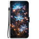 For Samsung Galaxy S24+ 5G Crystal Texture Colored Drawing Leather Phone Case(Little Lantern Flower)