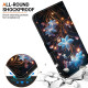 For Samsung Galaxy S24+ 5G Crystal Texture Colored Drawing Leather Phone Case(Little Lantern Flower)