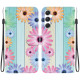 For Samsung Galaxy S24+ 5G Crystal Texture Colored Drawing Leather Phone Case(Sunflowers)