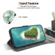 For Samsung Galaxy S24+ 5G Crystal Texture Colored Drawing Leather Phone Case(Jade Flowers)