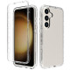 For Samsung Galaxy S24+ 5G Shockproof Clear Gradient PC + TPU Phone Case(Transparent)