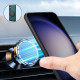 For Samsung Galaxy S24+ 5G Denior A14 Skin Feel Rotating Holder MagSafe Phone Case(Blue)