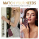 For Samsung Galaxy S24+ 5G Rhombic Dual Buckle Card Slots Phone Case with Lanyard(Wine Red)
