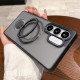 For Samsung Galaxy S24+ 5G Rotation Holder MagSafe Phone Case(Black)