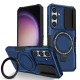 For Samsung Galaxy S24+ 5G Sliding Camshield MagSafe Holder TPU Hybrid PC Phone Case(Royal Blue)