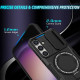 For Samsung Galaxy S24+ 5G Sliding Camshield MagSafe Holder TPU Hybrid PC Phone Case(Black)