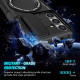 For Samsung Galaxy S24+ 5G Sliding Camshield MagSafe Holder TPU Hybrid PC Phone Case(Black)