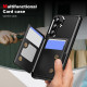 For Samsung Galaxy S24+ 5G Horizontal Flip Card Bag Holder Leather Phone Case(Black)