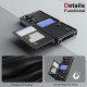 For Samsung Galaxy S24+ 5G Horizontal Flip Card Bag Holder Leather Phone Case(Black)