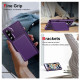 For Samsung Galaxy S24+ 5G Horizontal Flip Card Bag Holder Leather Phone Case(Purple)