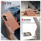 For Samsung Galaxy S24+ 5G Horizontal Flip Card Bag Holder Leather Phone Case(Rose Gold)
