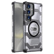 For Samsung Galaxy S24+ 5G wlons Explorer Series PC Hybrid TPU MagSafe Magnetic Case(Black)