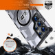 For Samsung Galaxy S24+ 5G wlons Explorer Series PC Hybrid TPU MagSafe Magnetic Case(Black)