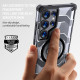For Samsung Galaxy S24+ 5G wlons Explorer Series PC Hybrid TPU MagSafe Magnetic Case(Blue)