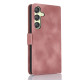 For Samsung Galaxy S24+ 5G Dreamy Butterfly Love Flower Embossed Leather Phone Case(Rose Gold)