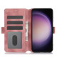 For Samsung Galaxy S24+ 5G Dreamy Butterfly Love Flower Embossed Leather Phone Case(Rose Gold)