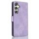 For Samsung Galaxy S24+ 5G Dreamy Butterfly Love Flower Embossed Leather Phone Case(Purple)
