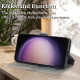 For Samsung Galaxy S24+ 5G Dreamy Butterfly Love Flower Embossed Leather Phone Case(Grey)