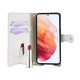 For Samsung Galaxy S24+ 5G Crossbody Chain Fishtail Litchi Leather Phone Case(White)