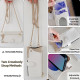 For Samsung Galaxy S24+ 5G Crossbody Chain Fishtail Litchi Leather Phone Case(White)