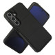 For Samsung Galaxy S24+ 5G Tri-fold Holder Leather Phone Case with Card Slot(Black)