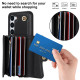For Samsung Galaxy S24+ 5G RFID Card Slot Phone Case with Long Lanyard(Black)