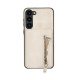For Samsung Galaxy S23+ 5G Zipper Wallet Split MagSafe Leather Back Phone Case(White)