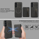For Samsung Galaxy S23+ 5G Zipper Wallet Split MagSafe Leather Back Phone Case(Black)