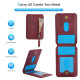 For Samsung Galaxy S23+ 5G Zipper Wallet Split MagSafe Leather Back Phone Case(Red)