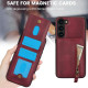 For Samsung Galaxy S23+ 5G Zipper Wallet Split MagSafe Leather Back Phone Case(Red)