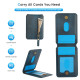 For Samsung Galaxy S23+ 5G Zipper Wallet Split MagSafe Leather Back Phone Case(Blue)