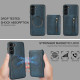 For Samsung Galaxy S23+ 5G Zipper Wallet Split MagSafe Leather Back Phone Case(Blue)