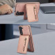 For Samsung Galaxy S23+ 5G Zipper Wallet Split MagSafe Leather Back Phone Case(Rose Gold)